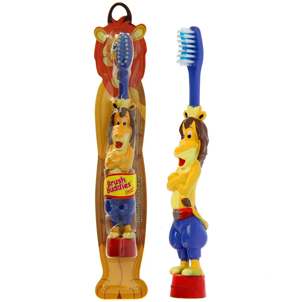 Brush Buddies Stand-in Leo (Lion) Toothbrush- Blue