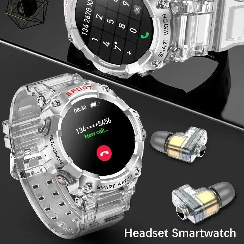 BudWatch Smart Watch with In-built Wireless Earbuds