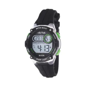 Cactus Watches | Kids Digital Galaxy Watch | Black/Green