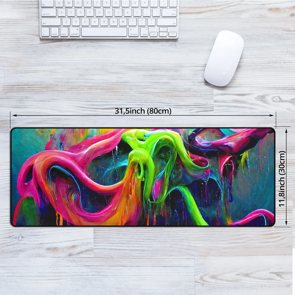 Cameron Gray | Paint Splash | Desk Mat