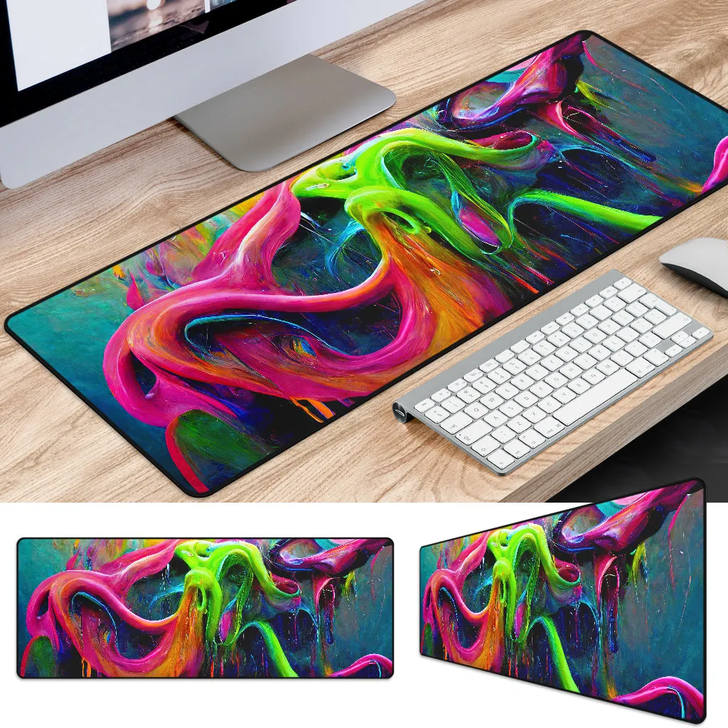 Cameron Gray | Paint Splash | Desk Mat