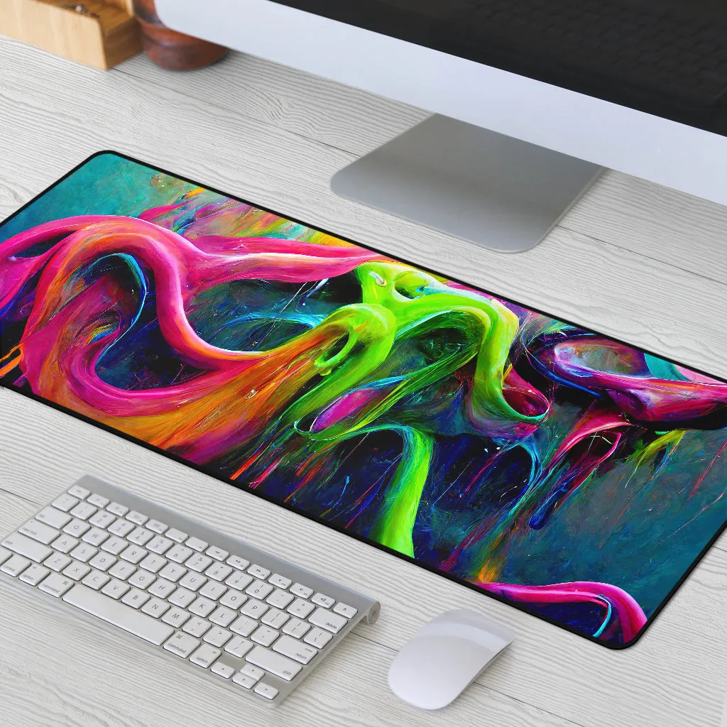 Cameron Gray | Paint Splash | Desk Mat