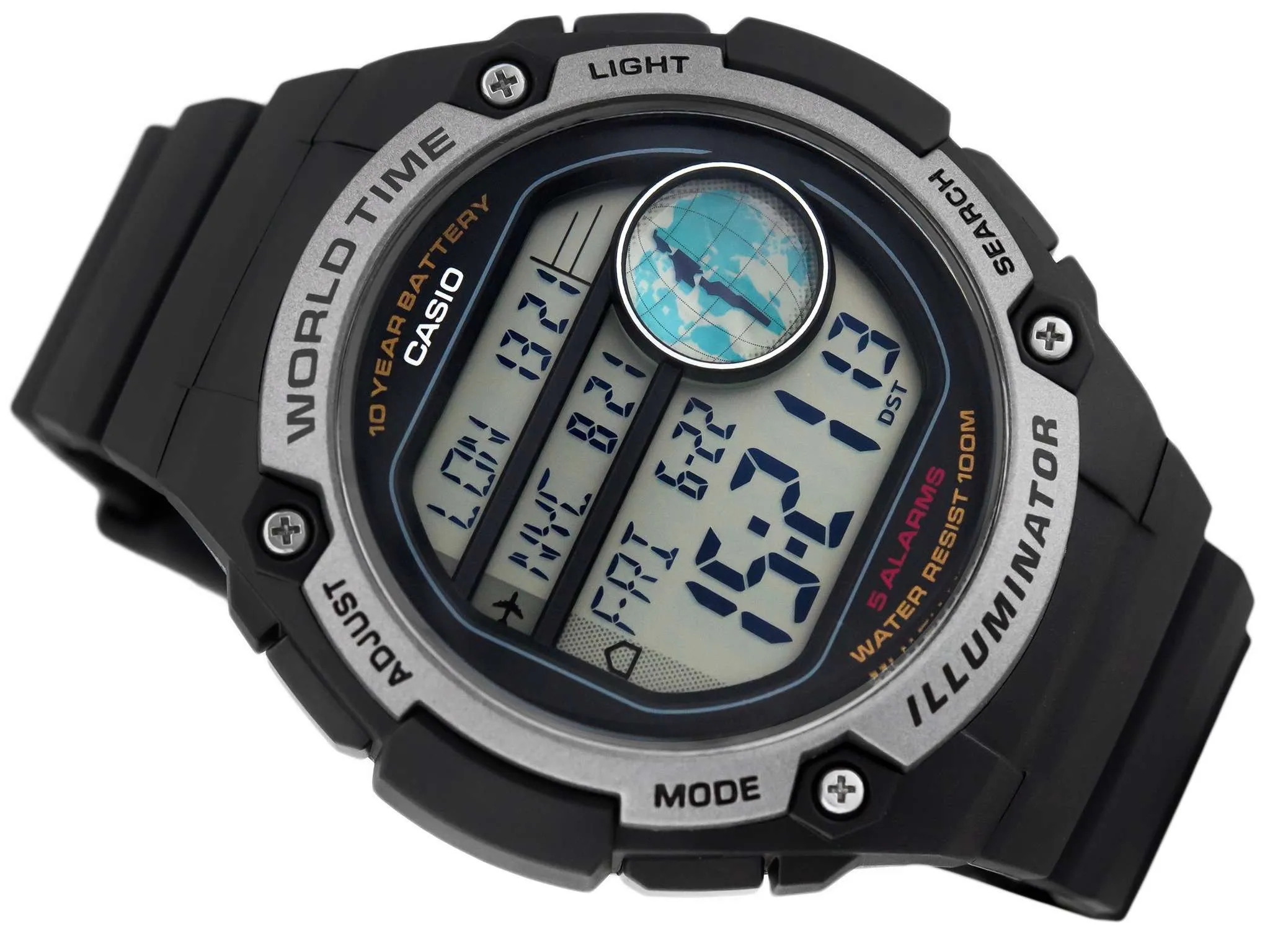 Casio AE-3000W-1AVDF Black Resin Watch for Men