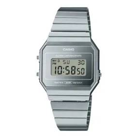 Casio Vintage Digital Watch A700WEV-7AVT Silver