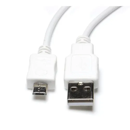 Charger cable for Kindle, Kindle Touch, Kindle Fire & Keyboard sync cable lead replacement - White REFURB | ZedLabz