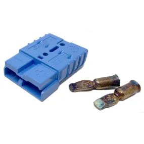 Charger Plug 50A Blue, 6Ga Contacts