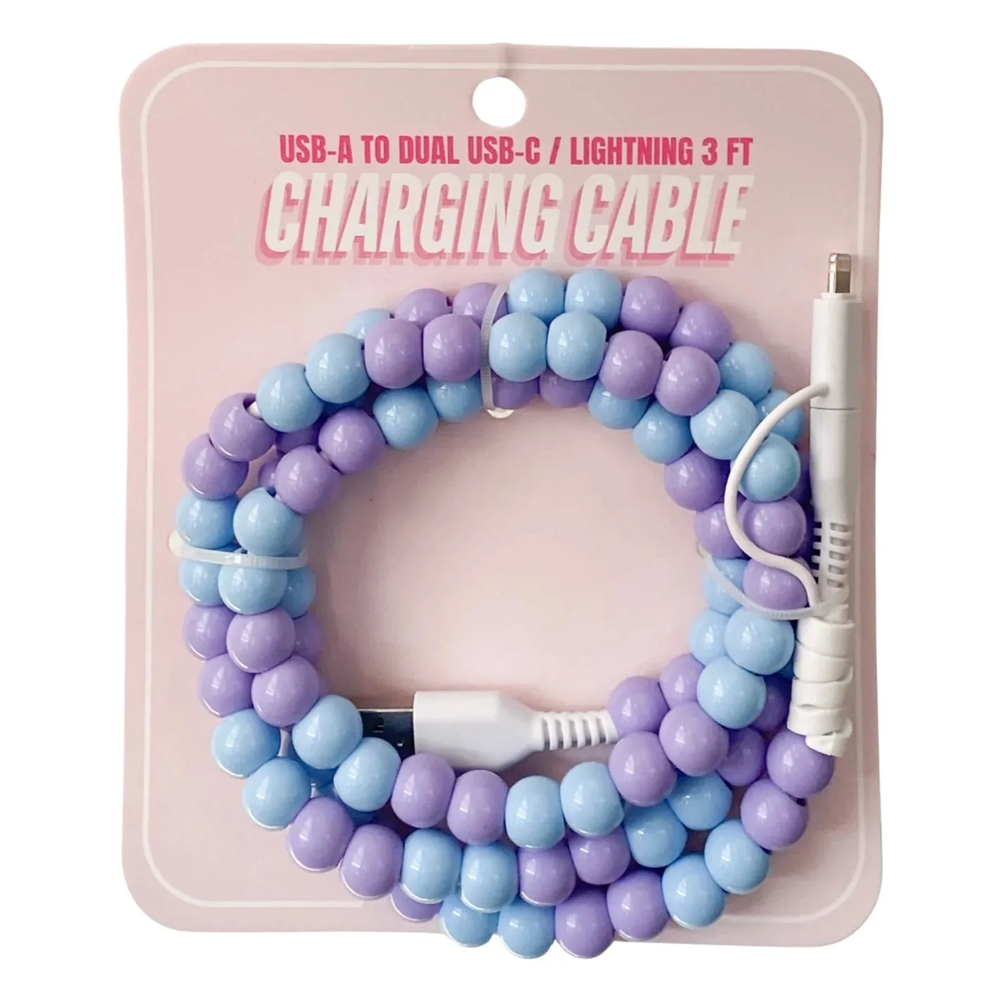 Charging Cables Purple & Blue