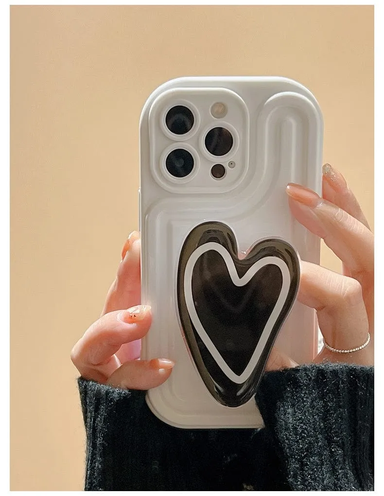 Chic Heart Matching iPhone Case