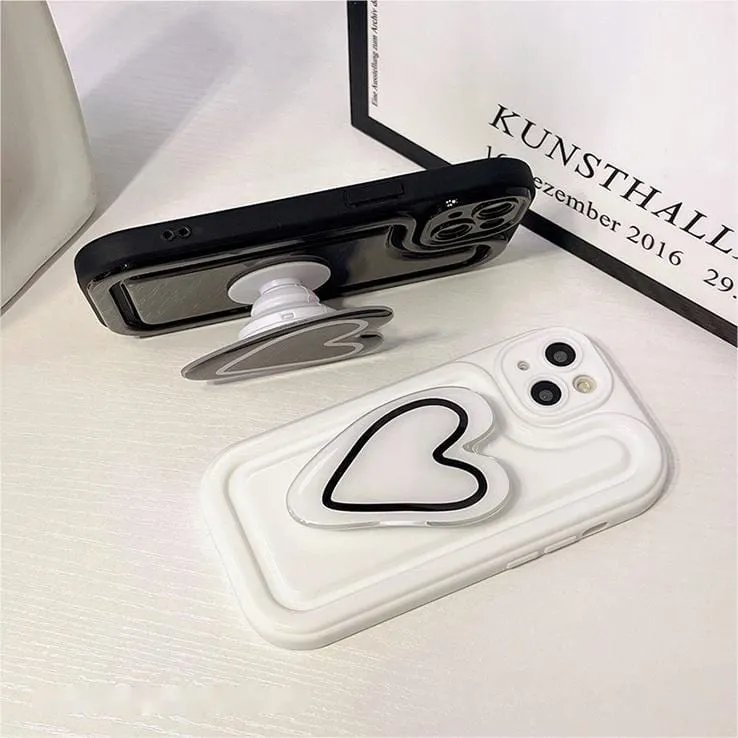 Chic Heart Matching iPhone Case