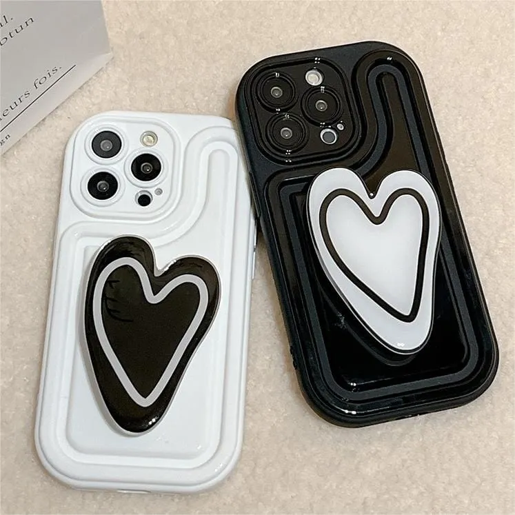 Chic Heart Matching iPhone Case