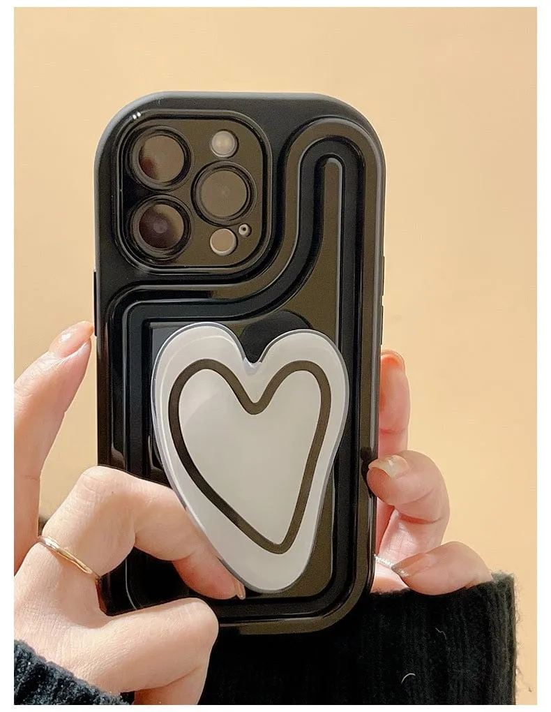 Chic Heart Matching iPhone Case