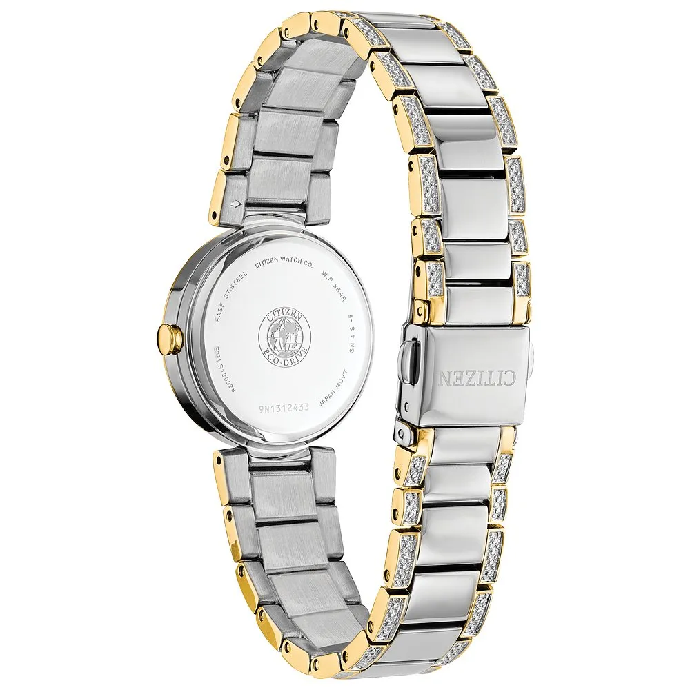 CITIZEN Eco-Drive Dress/Classic Eco Crystal Eco Ladies Stainless Steel