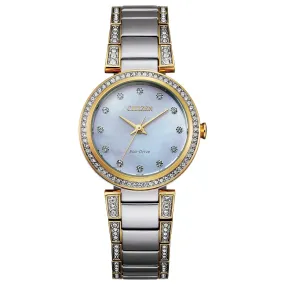 CITIZEN Eco-Drive Dress/Classic Eco Crystal Eco Ladies Stainless Steel