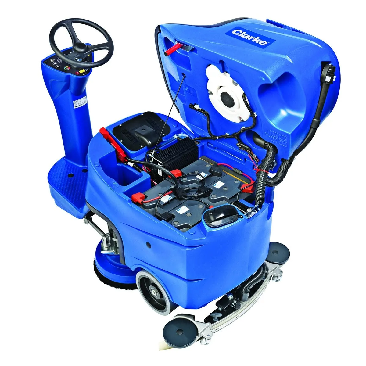 Clarke® Focus® II MicroRider™ Auto Floor Scrubber (26" or 14" x 28" Deck Options) - 21 Gallons