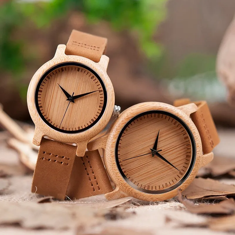 Classic Natural Bamboo Watch