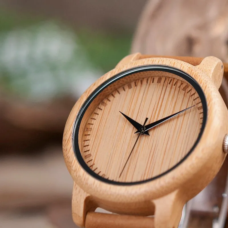 Classic Natural Bamboo Watch