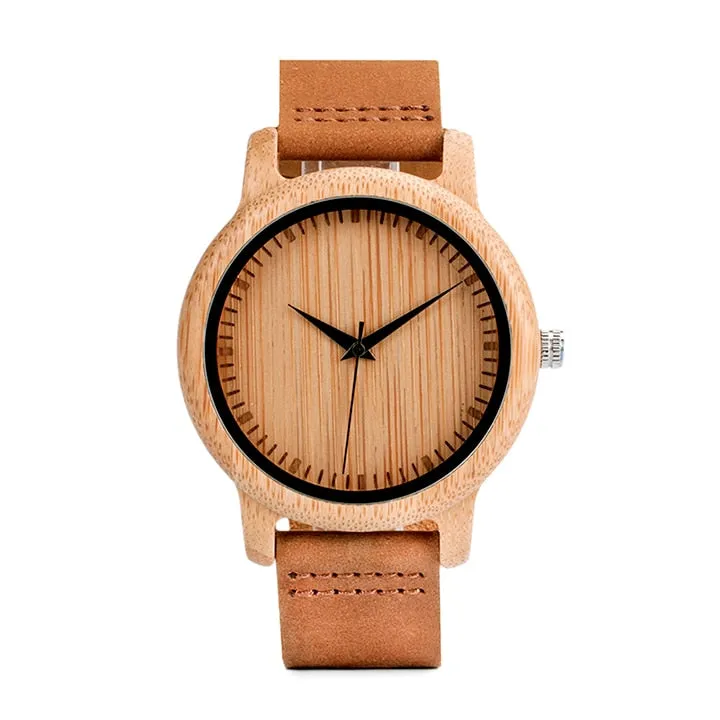 Classic Natural Bamboo Watch