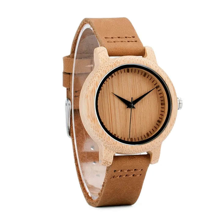 Classic Natural Bamboo Watch