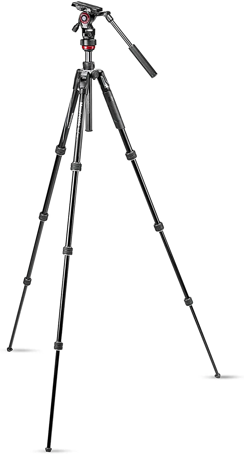 [CLEARANCE] Manfrotto MVKBFRT-LIVE BeFree Live Aluminium Tripod Twist Leg Locks Video Head for Travelling, Vlogging, Photography