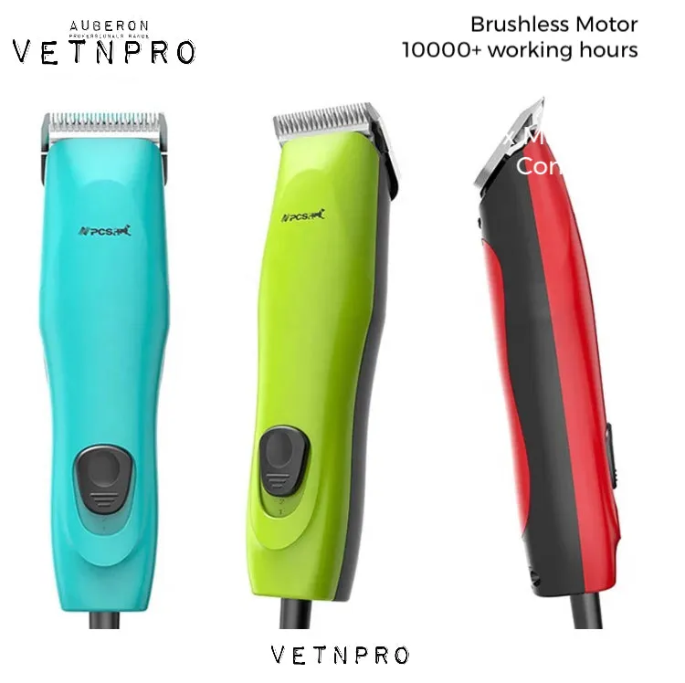 Clipper Set Professional Wahl Andis & Oster Compatible 2sp Range Brushless Motor 10000 hrs low-noise