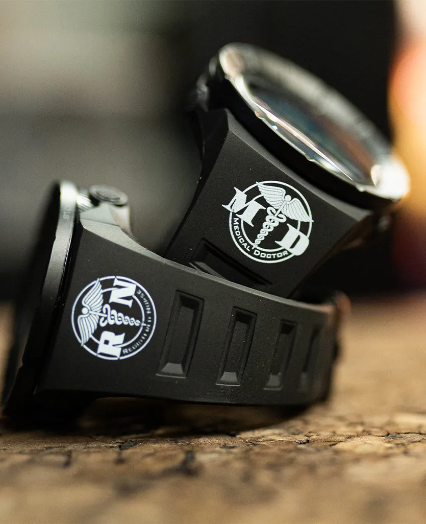 Coliseum Fit™ Medical Doctor Edition (Phantom Black) Watch