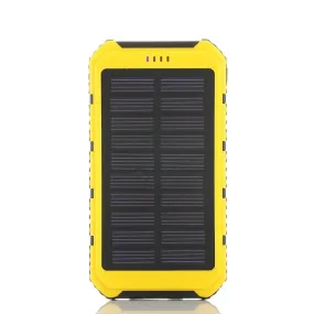 Color: Yellow - Roaming Solar Power Bank Phone or Tablet Charger