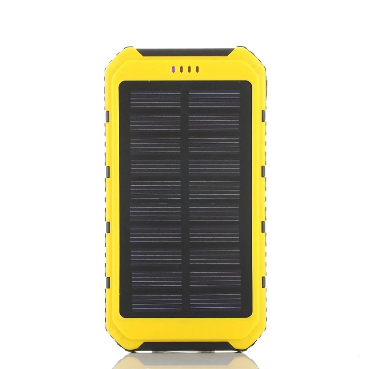 Color: Yellow - Roaming Solar Power Bank Phone or Tablet Charger