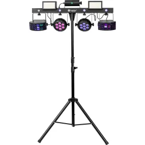 ColorKey CKU-3100 PartyBar Pro 1000 Professional All-in-One Multi-Effects Lighting Package