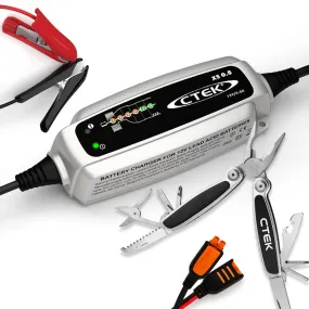 Compact 12V Smart Battery Charger 0.8A, IP65, CTEK