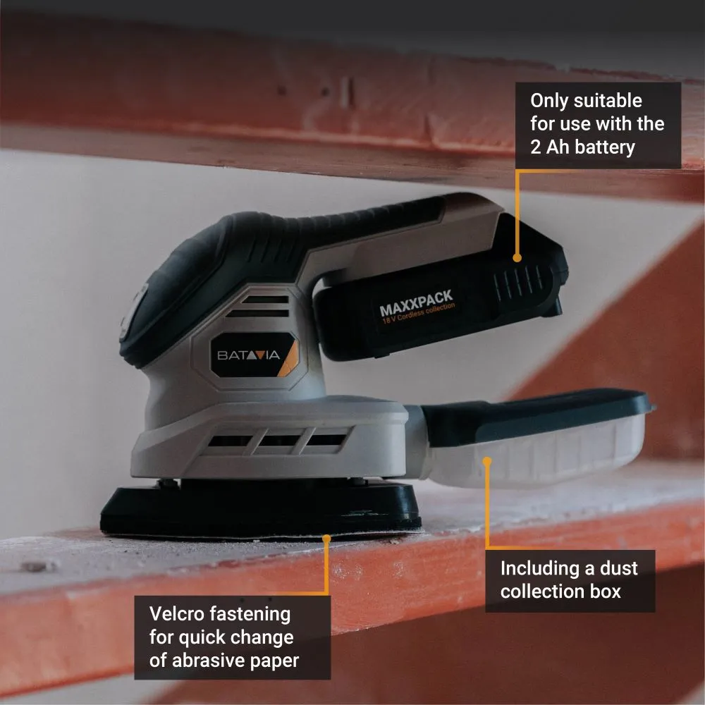 Cordless Mouse Sander 18V