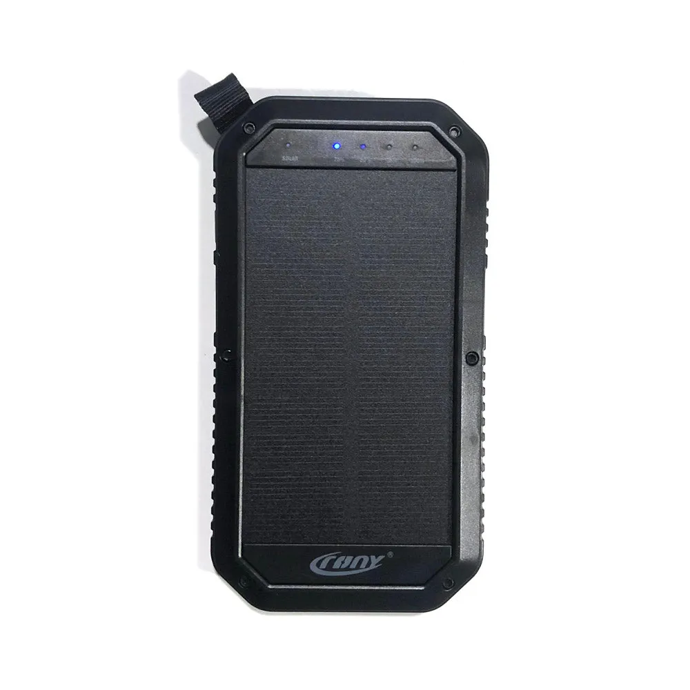 CRONY ES981S-Business Power Bank 20000mAh Solar power bank with LED camping light