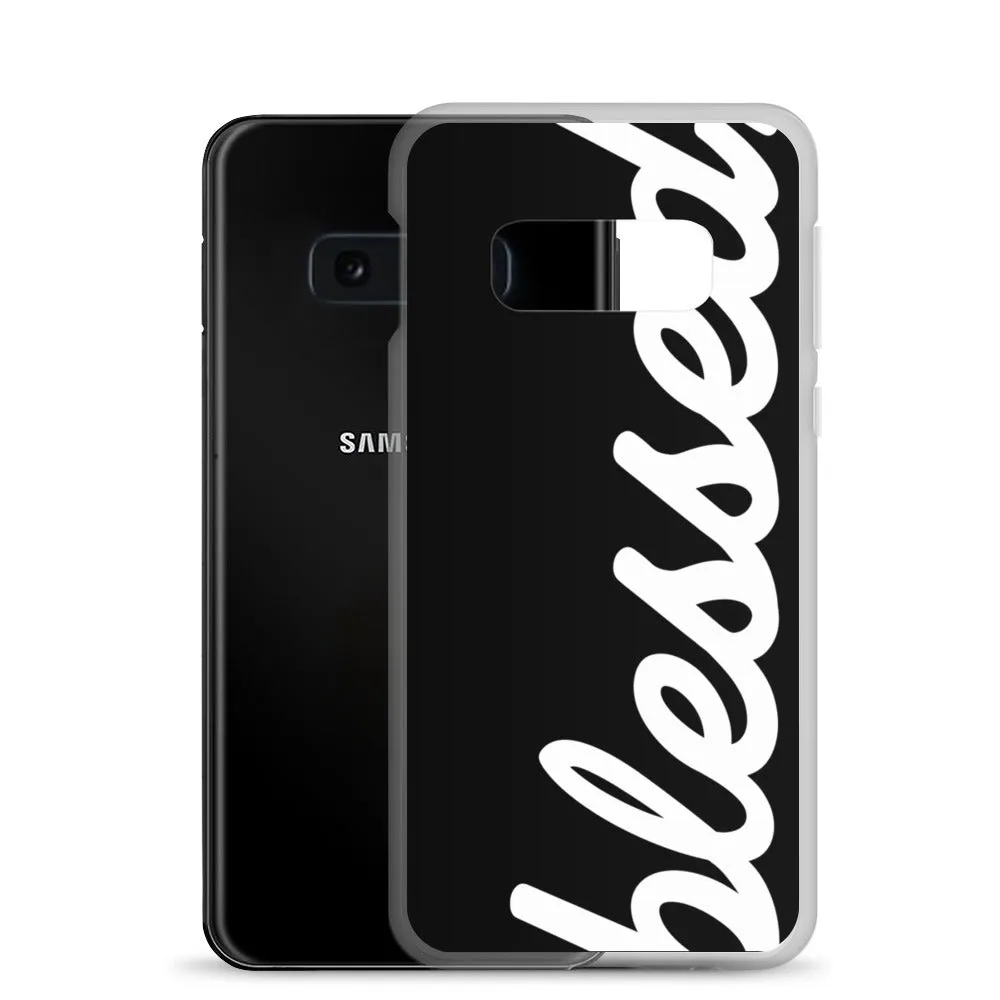 Cursive Blessed Samsung Case