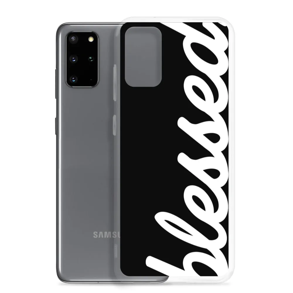 Cursive Blessed Samsung Case