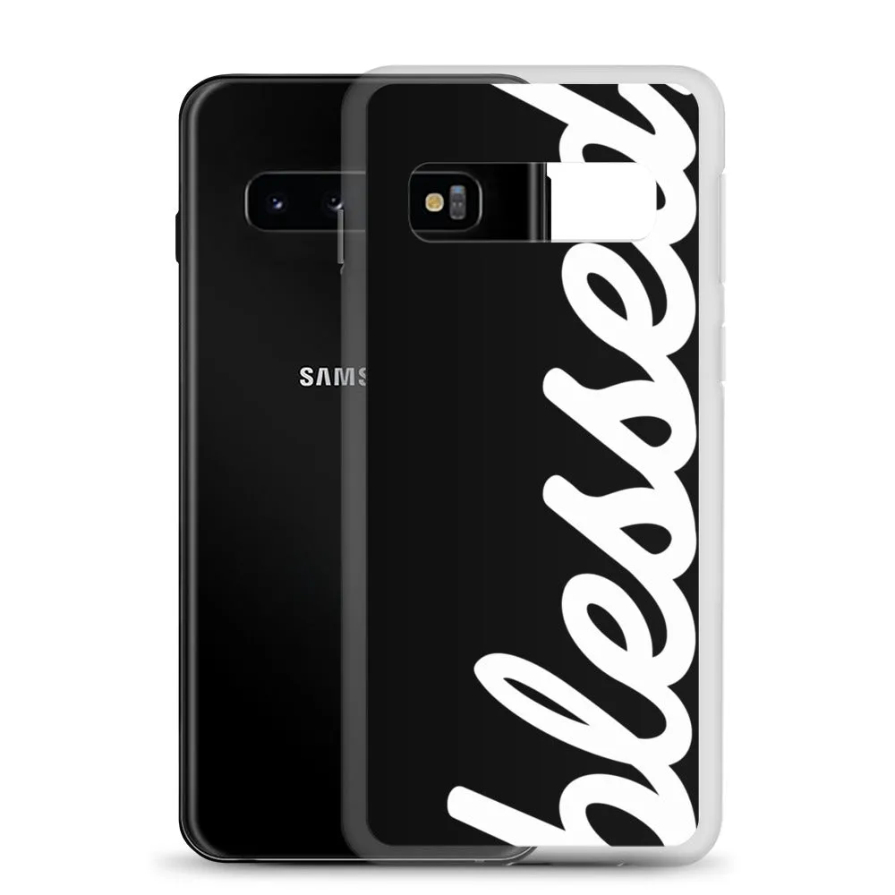 Cursive Blessed Samsung Case