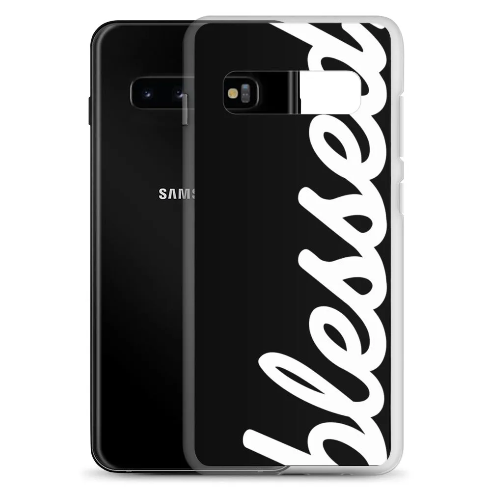 Cursive Blessed Samsung Case