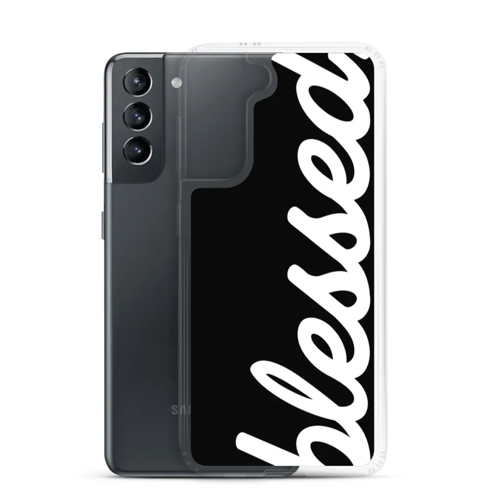 Cursive Blessed Samsung Case