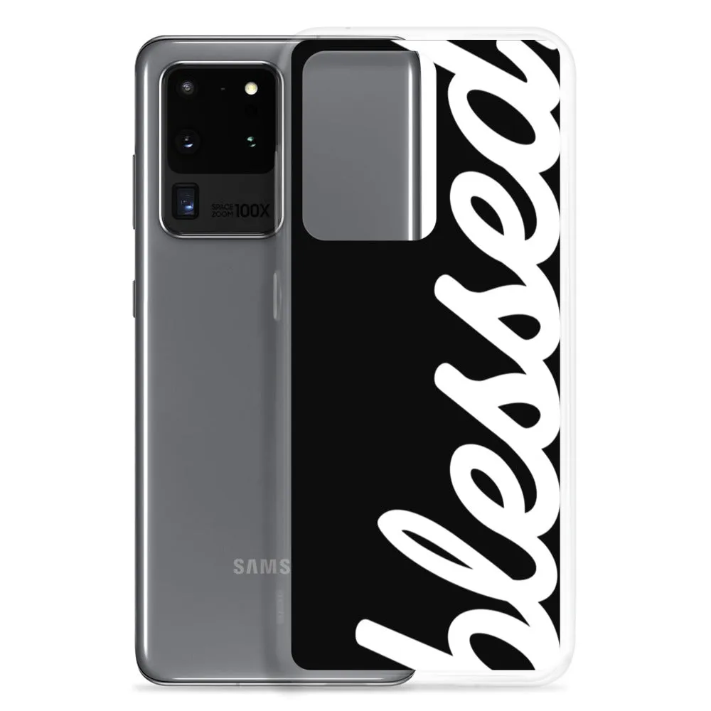 Cursive Blessed Samsung Case