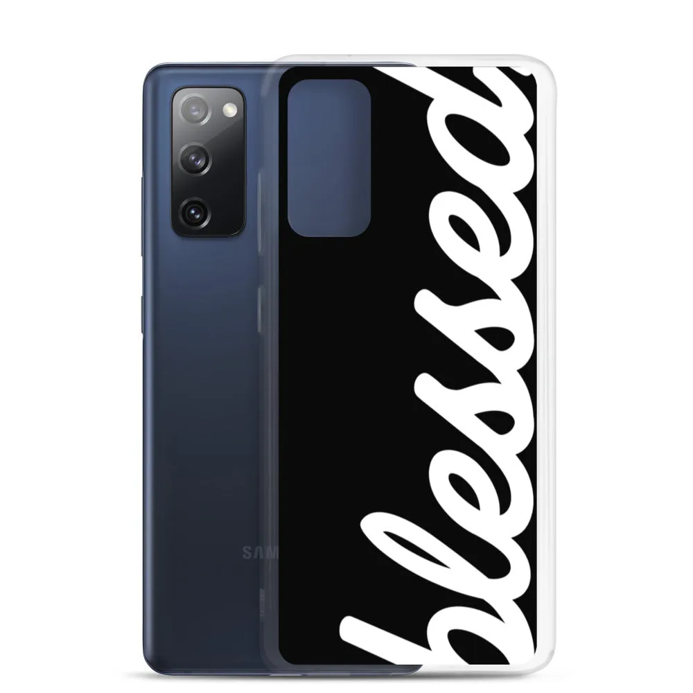 Cursive Blessed Samsung Case