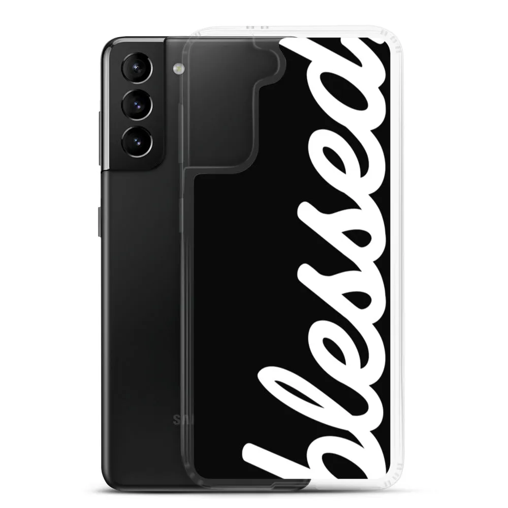 Cursive Blessed Samsung Case