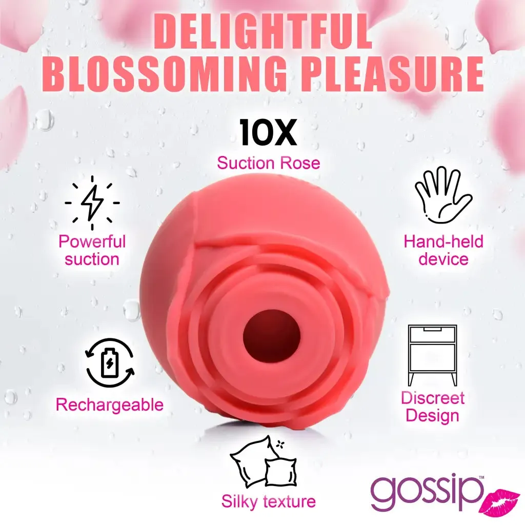 Curve Toys 10x Rose Crave Silicone Clitoral Stimulator