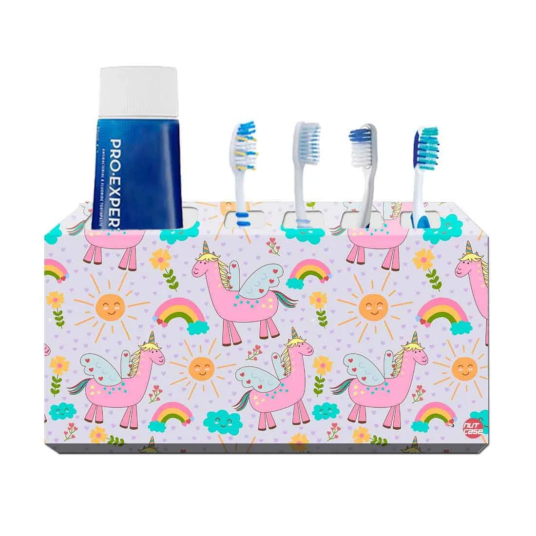 Cute Kids Toothbrush Holder for Bathroom - Unicorn