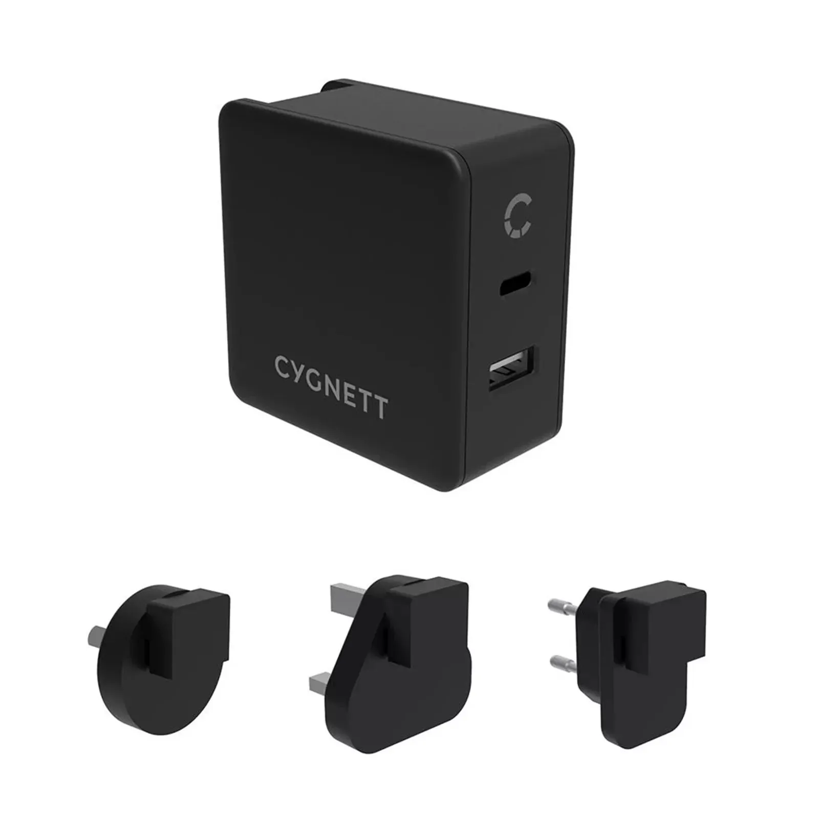 Cygnett 57W Wall Charger USB-C   USB-A & Travel Adapters