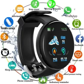 D18 Stylish Health Tracker Watch: Your Ultimate Fitness Companion