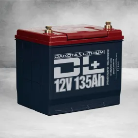 Dakota Lithium - DL  12V 135Ah Dual Purpose 1000CCA Starter Battery Plus Deep Cycle Performance