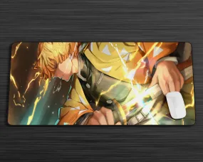 Demon Slayer Zenitsu Agatsuma Gaming Mouse Pad