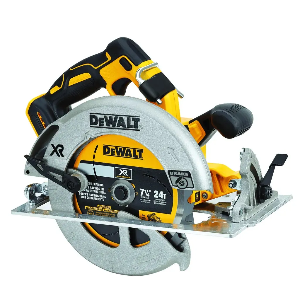 DeWalt 20V MAX* XR‚® 7-1/4" Cordless Circular Saw, (Tool Only)