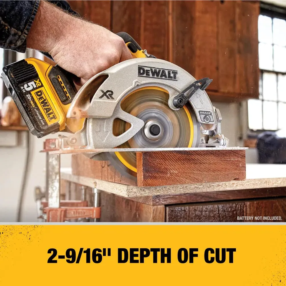 DeWalt 20V MAX* XR‚® 7-1/4" Cordless Circular Saw, (Tool Only)