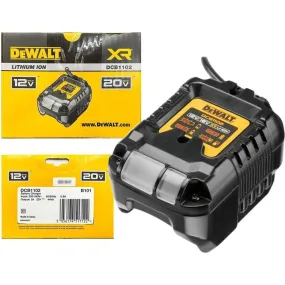 Dewalt DCB1102 12V/20V Multi Voltage Li-Ion Compact Battery Charger