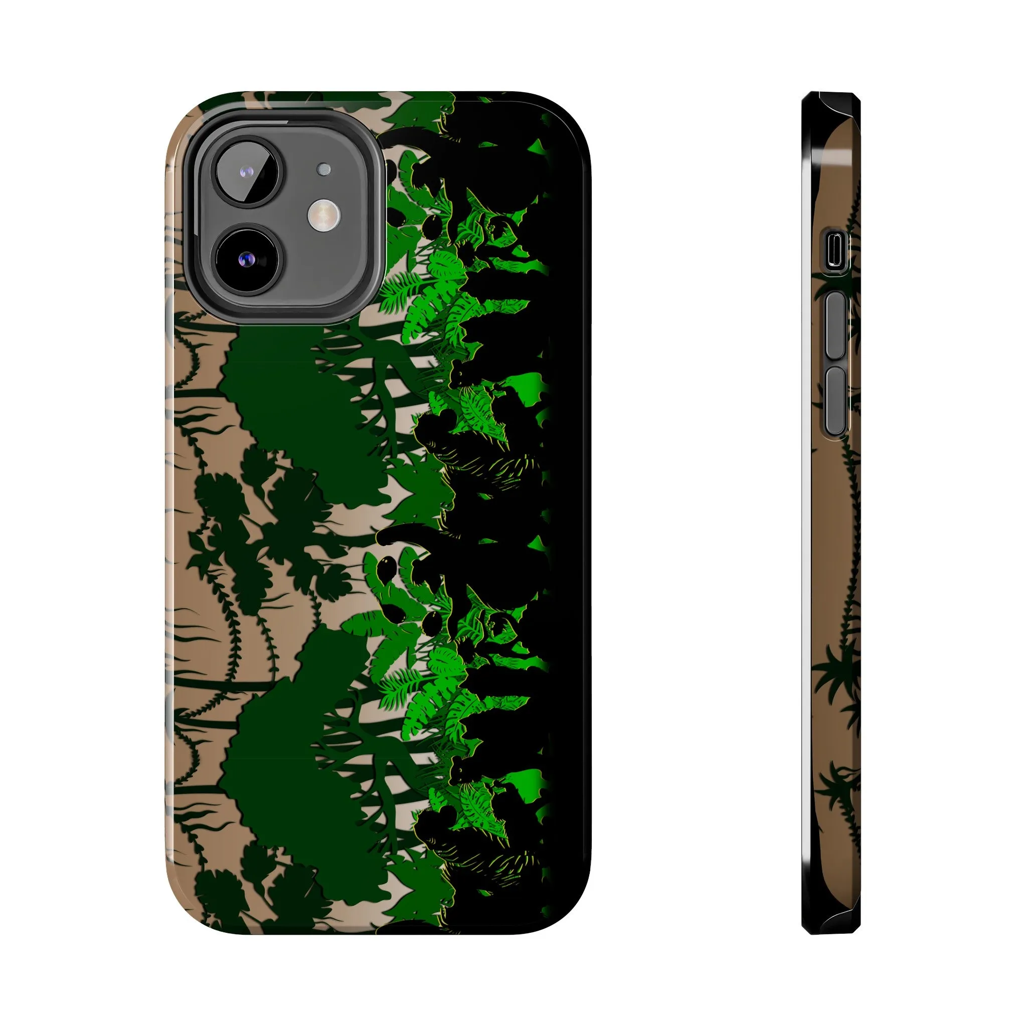 Disney Jungle Book Phone Case Disneyland World Kingdom Gift Inspired Fan Art Silhouette Border Samsung Baloo Mowgli Adventure Land