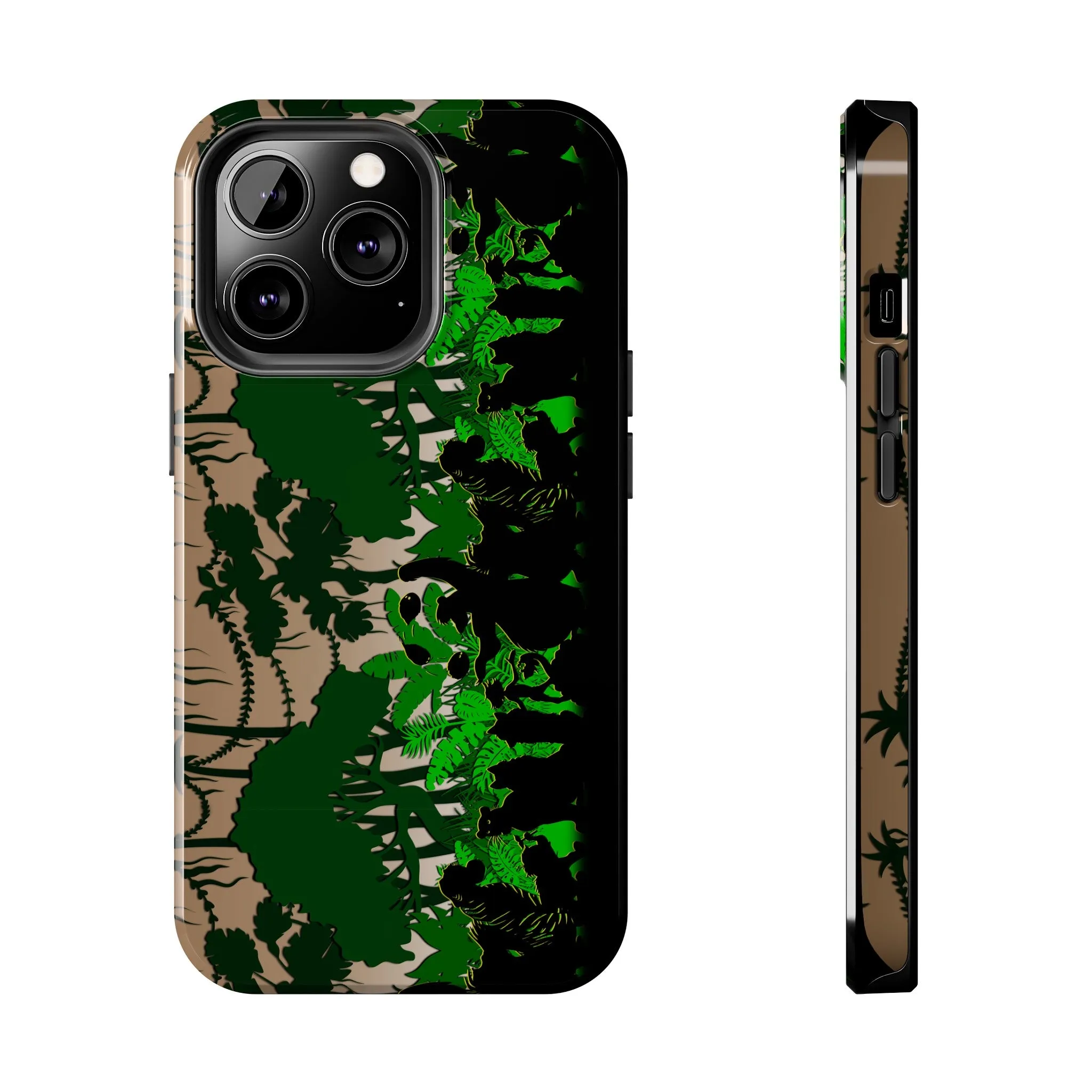 Disney Jungle Book Phone Case Disneyland World Kingdom Gift Inspired Fan Art Silhouette Border Samsung Baloo Mowgli Adventure Land